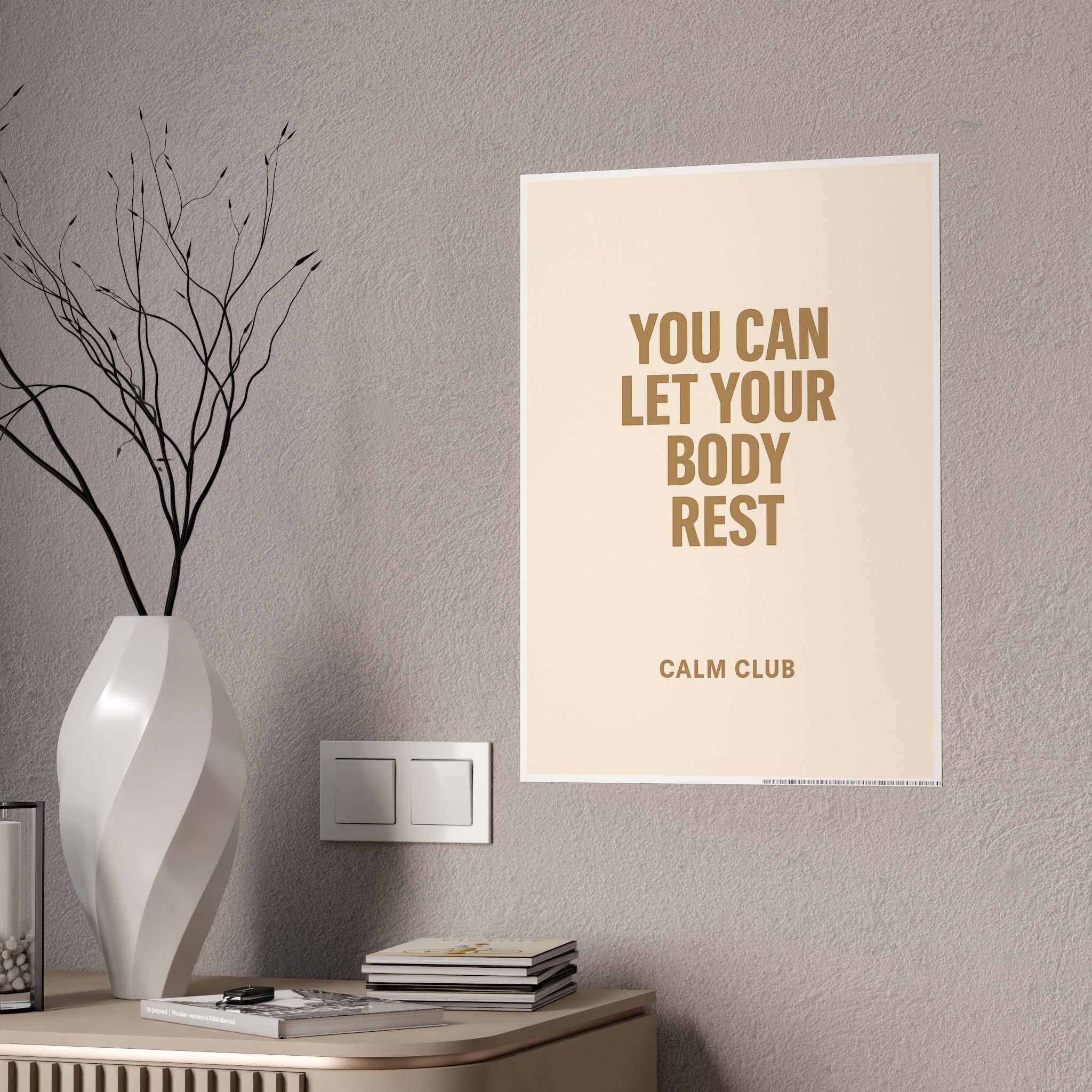 You Can Let Your Body Rest