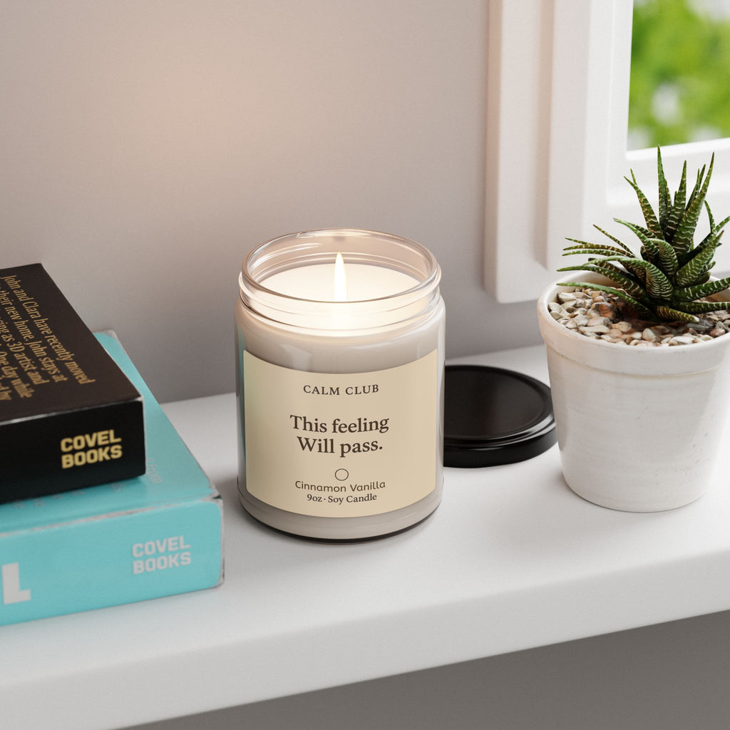 Calm Club 9oz Soy Candle-This Feeling Will Pass