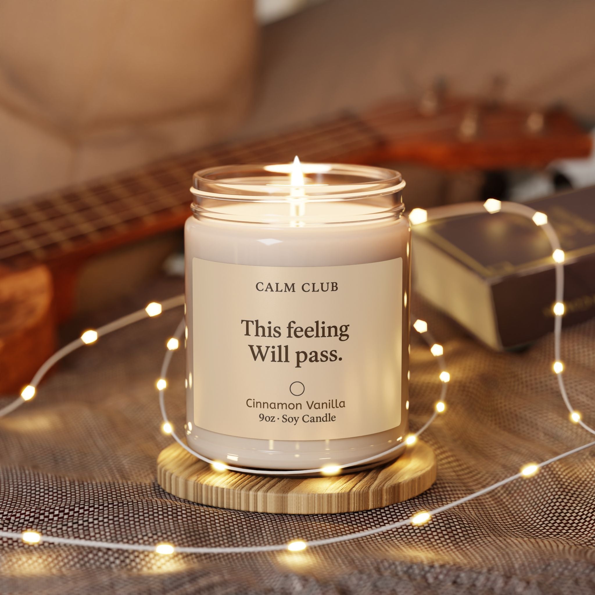 Calm Club 9oz Soy Candle-This Feeling Will Pass