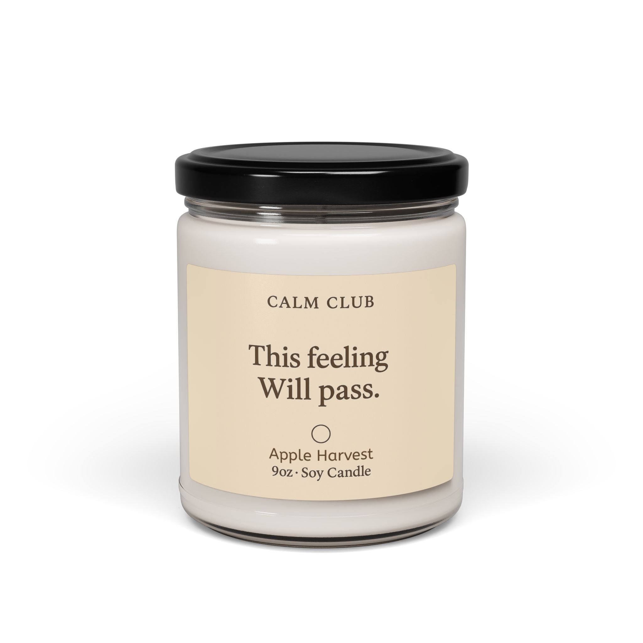 Calm Club 9oz Soy Candle-This Feeling Will Pass
