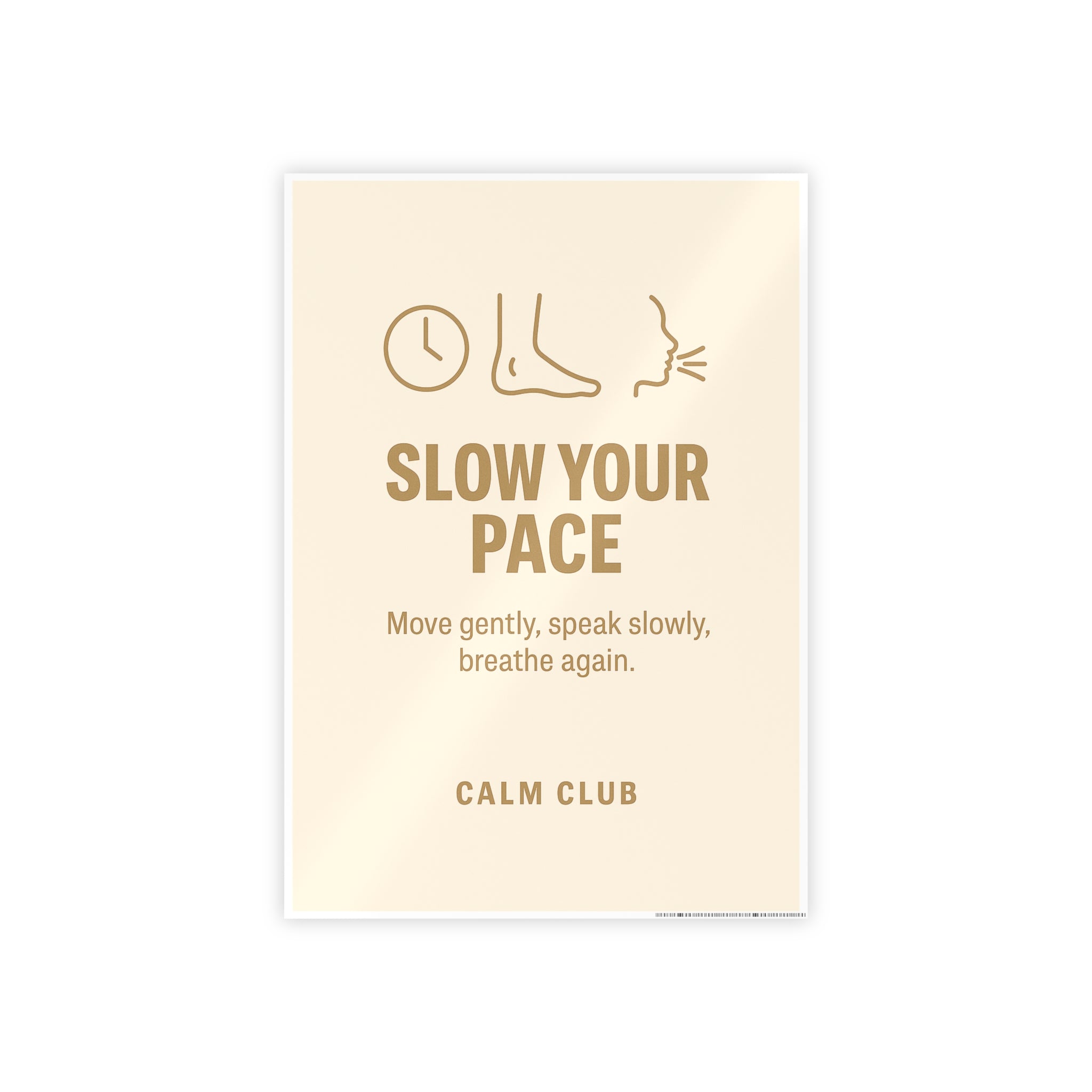 Slow Your Pace