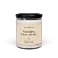 Calm Club 9oz Soy Candle — Remember. It's Just Anxiety.
